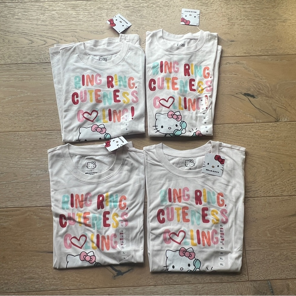 Hello Kitty Ring Cuteness Calling T-Shirt - Picture 2 of 4